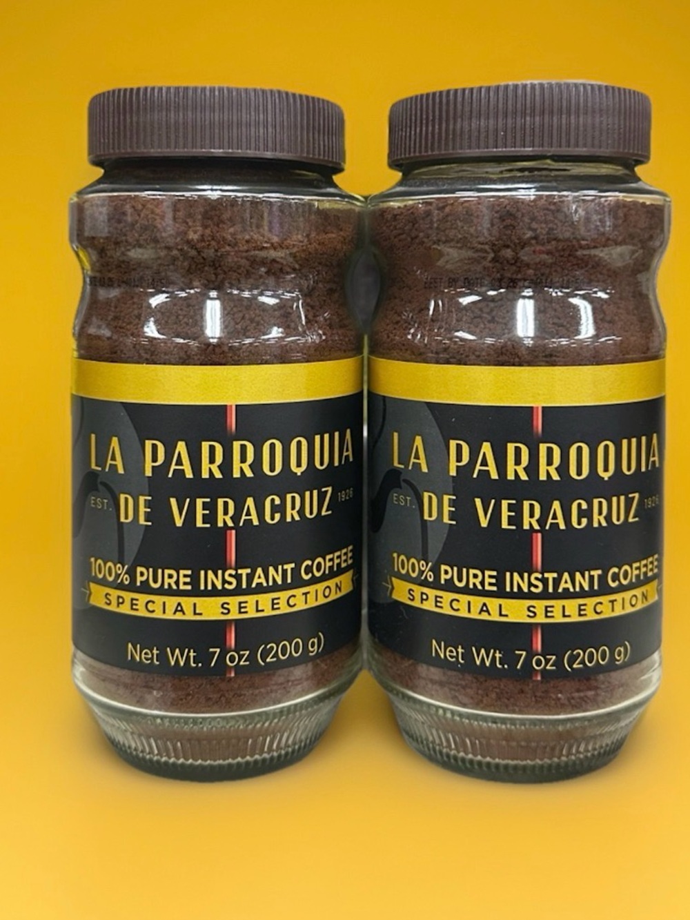 La Parroquia de Veracruz 100% Pure Instant Coffee - Mexican gourmet/2 jrs